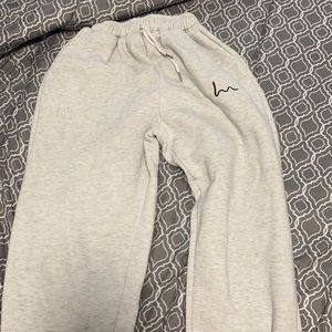 Grey Wave Sweatpants